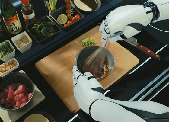 營養膳食方面智能晶振大廚機器人會做得更好