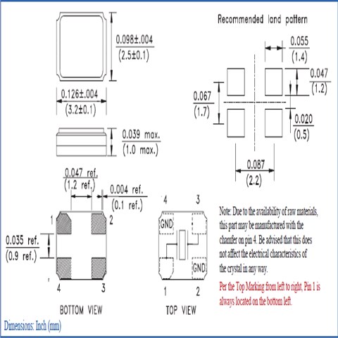 Abracon艾博康晶振ABM8G,ABM8G-26.000MHZ-18-D2Y-T通訊晶振