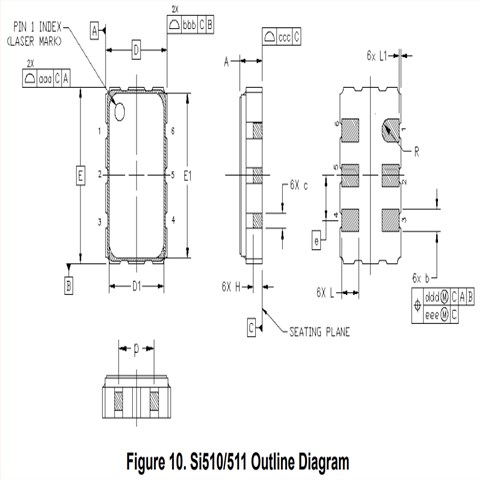 6G轉(zhuǎn)換機(jī)晶振 511ABA200M000BAG Silicon振蕩器 Si511低抖動(dòng)差分晶振
