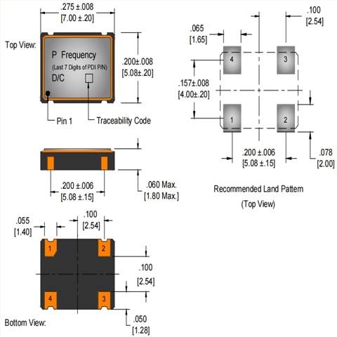 OC7-T-24000X-C-C-D-3-R-X,7050mm,24MHZ,Wi2wi振蕩器